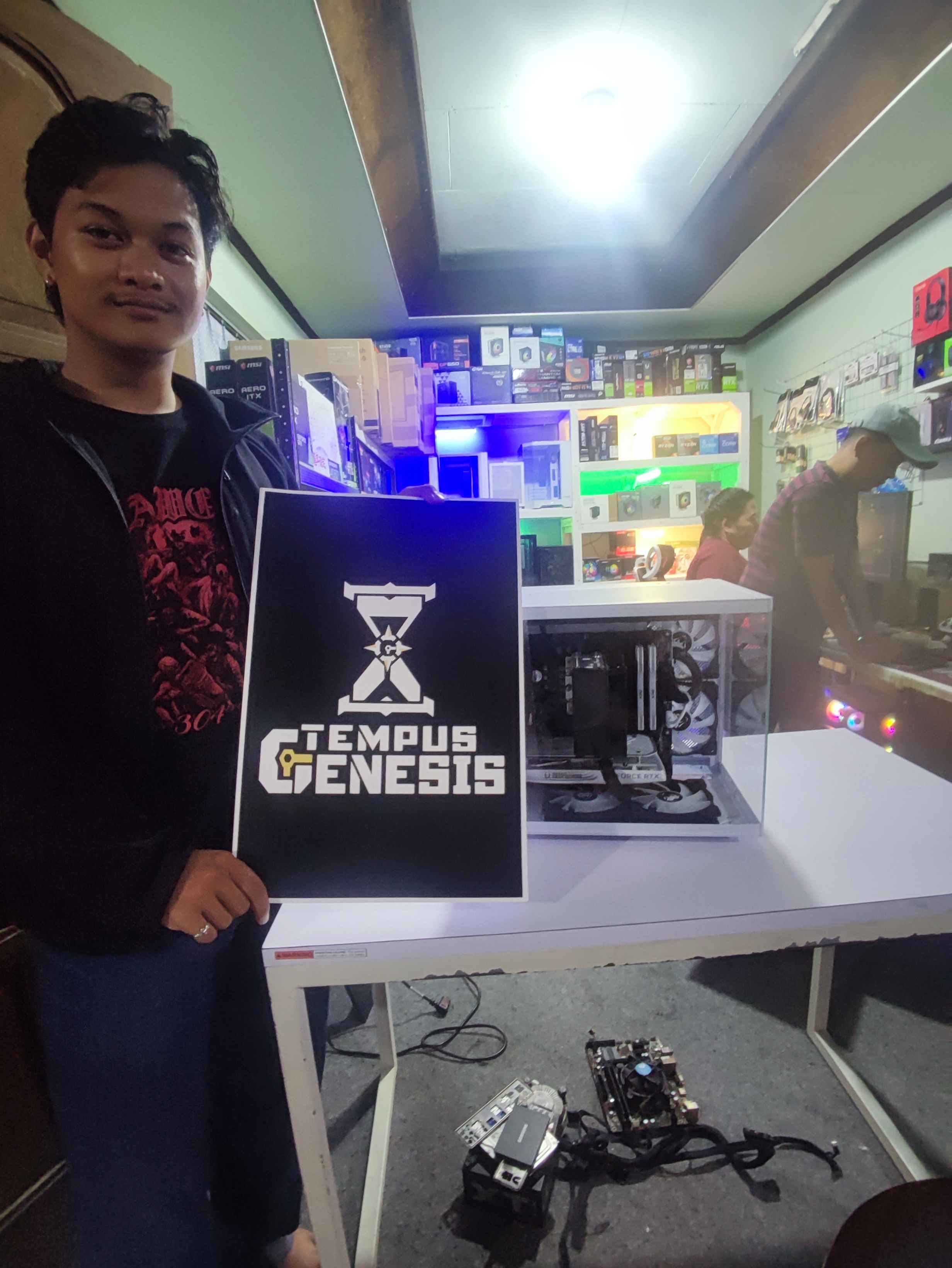 PC build delivered to a Tempus Genesis scholar, Build 01